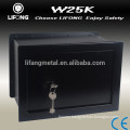 Mechanical key wall mounted safe box with leaf shape keys